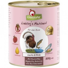 GranataPet Liebling's Mahlzeit lazac és pulyka konzerv 6*400g