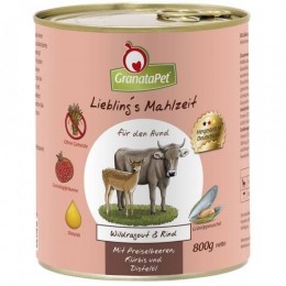 GranataPet Liebling's Mahlzeit vadragu és marha konzerv 6*400g