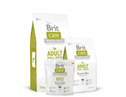 Brit Care Hypoallergenic Adult Small Breed Lamb &amp; Rice 1kg kutyatáp - kis- és mini testű felnőtt kutyák számára