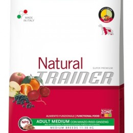 Trainer Natural Medium marha, rizs &amp; ginzeng 3kg