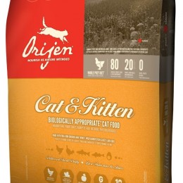 Orijen Cat &amp; Kitten 18kg macskaeledel - Felnőtt és kölyökmacskák számára