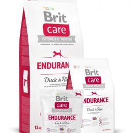 Brit Care Hypoallergen Adult Endurance Duck &amp; Rice 1kg kutyatáp mozgékony kutyáknak