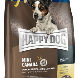 Happy Dog Supreme Sensible Mini Canada lazaccal 1kg kutyatáp érzékeny kutyáknak