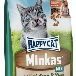 Happy Cat Minkas Mix hallal és szárnyashússal 10kg macskatáp felnőtt macskáknak