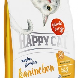Happy Cat Grainfree Sensitive Kaninchen Nyúl 4kg gabonamentes táp macskáknak