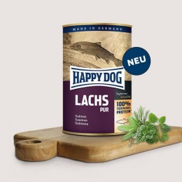 Happy Dog Lachs Pur Lazachúsos konzerv (12x200g)