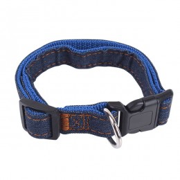 Farmer hatású nyakörv, kék belső, Sz2.5 x H40-60cm
