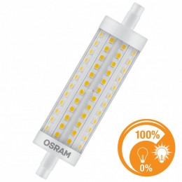 Osram R7s LED 15W 2000lm 2700K melegfehér, szabályozható 118mm - 125W izzó helyett