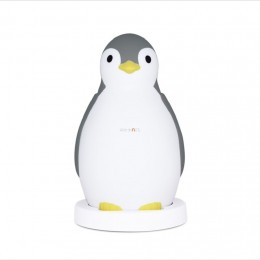 Zazu Pam - szürke színű pingvin sleeptrainer és éjjeli fény