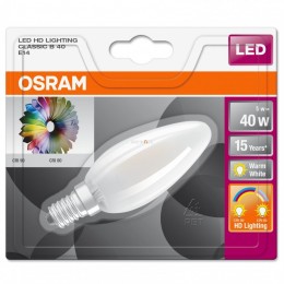 Osram E14 LED Value 5W 470lm 2700K CRI90 melegfehér 300° - 40W izzó helyett