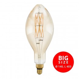 EGLO 11685 Big Size 8W E27 806lm 2100K filament LED 330xD140mm