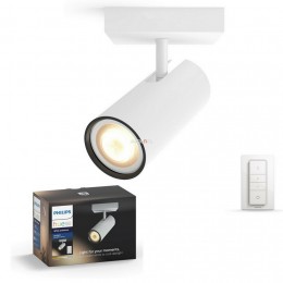 Philips 50461/31/P7 Buratto Hue spot , fehér 1xGU10 + 5,5W GU10 Hue White Ambiance 2200-6500K