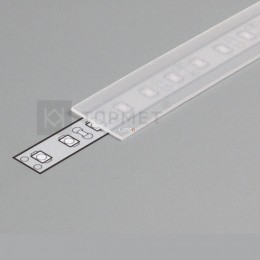 Topmet &quot;B&quot; fedél LED profilhoz, matt átlátszó , 2méter/szál