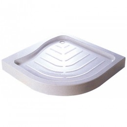 Sano Íves zuhanytálca 80x80x16 cm Levető előlappal, szifonnal P28w