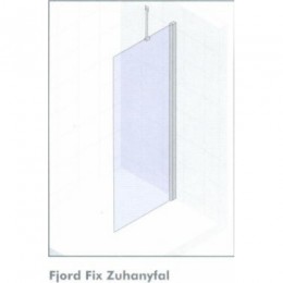 Riho / Beszerzés 1-2 hét! Riho Fjord Fixed Wall zuhanyfal - 90x200cm - GFB0004900 - F401