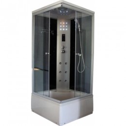 Hac Densing Dóra 90x90 szögletes magas tálcás hidromasszázs zuhanykabin