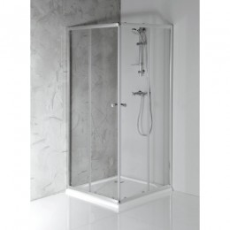 Aqualine AGGA szögletes zuhanykabin, 900x900 mm, átlátszó üveg HLF909