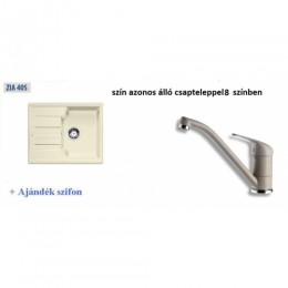 Blanco ZIA 40S Mosogatótálca + Álló csapt +szifon --