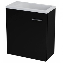 Sapho LATUS III 45x50x23 cm mosdótartó szekrény, mosdó nélkül, fekete 55549