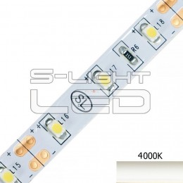 S-LIGHTLED SL-3528-WN60 4W/m 60LED/m 4000K hideg fehér 12V beltéri (5m/tekercs kiszerelés)