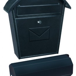 Rottner Aosta Set postaláda újságtartóval fekete színben 515x402x132mm