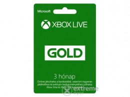 Microsoft 3 hónapos Xbox Live Gold előfizetés (52K-00269)