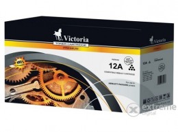 VICTORIA 12A LJ 1010/1012/1015 nagykapacitású fekete lézertoner, 4K!!