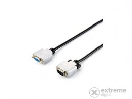 EQUIP VGA hosszabbítókábel HD15 apa/anya, duplán árnyékolt, 15m