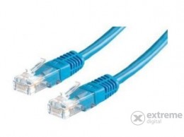 ROLINE UTP CAT6 patch kábel 1m, kék