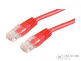 ROLINE UTP CAT6 patch kábel 3m, piros