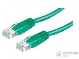 ROLINE UTP CAT6 patch kábel 3m, zöld