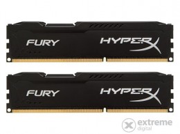 Kingston HyperX Fury Black 16GB 1866MHz DDR3 memória kit (HX318C10FBK2/16)