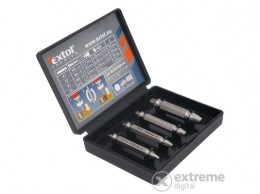 EXTOL Premium törtcsavar kiszedő készlet (8801842)