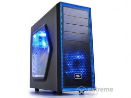 DEEPCOOL Tesseract SW ablakos számítógépház, fekete