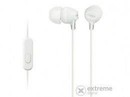 Sony MDREX15AP fülhallgató Android/iPhone okostelefonokhoz, fehér
