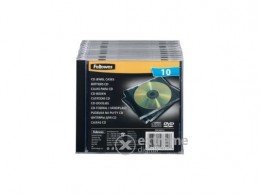 FELLOWES 1 lemezes normál CD-tok normál, black (98310)