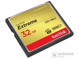 SanDisk Extreme 32 GB CompactFlash memóriakártya (124093)