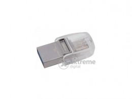 Kingston DataTraveler microDuo 3 32GB USB 3.1 pendrive, fehér (DTDUO3C/32GB)