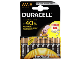 DURACELL Basic alkáli AAA ceruzaelem 8 db