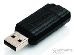 Verbatim PinStripe 64GB USB 2.0 pendrive, fekete (49065)