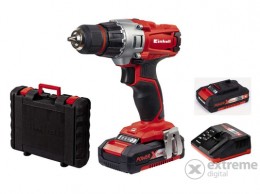 EINHELL akkus fúrócsavarozó TE-CD 18/2 Li Kit (PXC, 2x1,5 Ah li-Ion akku, töltő,1250 ford./perc, 44 Nm,táska)