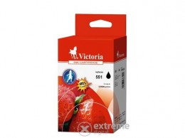 VICTORIA 551 utángyártott tintapatron Pixma iP7250, MG5450, MG6350 nyomtatókhoz, fekete