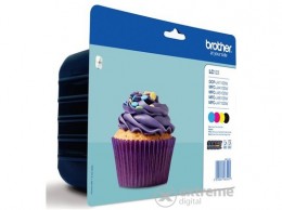 Brother LC123BCMY tintapatron multipack DCP-J4110DW nyomtatóhoz, b+c+m+y