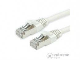 ROLINE STP/FTP CAT7 1m kábel, fehér