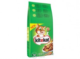 Kitekat KIT13 száraz macskaeledel, marha+zöldség (12kg)