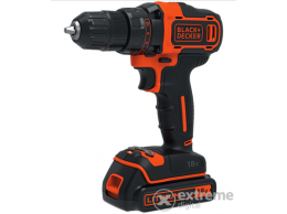 BLACKANDDECKER Black & Decker BDCDD186KB akkus fúró/csavarozó, 2 akku, 2 sebességes, koffer (18 V, 1,5 Ah)