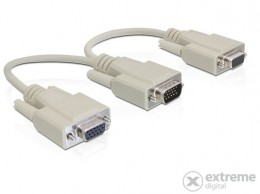 Delock 65328 VGA apa -2 x VGA anya adapter, 20 cm