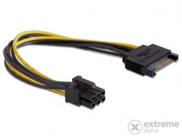 Delock 82924 tápkábel SATA 15 pin -PCI Express 6 pin