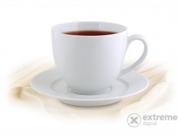 ROTBERG "Basic" 38cl-es porcelán teáskészlet, fehér (4db)