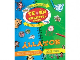 Ventus Libro Kiadó Te & én Kreatívkönyv - Állatok